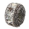 Rhinestones Ribbon, Crystal Chain Trim Ribbon DIY for Sewing Accessory(Black Stone Black Chain) view 1