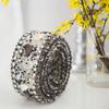Rhinestones Ribbon, Crystal Chain Trim Ribbon DIY for Sewing Accessory(Black Stone Black Chain) view 3