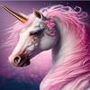 RMSGOZO DIY Pink Unicorn Horse Diamond Painting, 18 X 25 Inch Paint by Numbers for Beginners, Full Round Crystal Diamond Art Kits for Room Decor & Bathroom Decor (Fantasy Animal) view 1