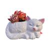 Ankexin for Cat Gypsum Flower Pot Silicone Resin Mold Epoxy Resin Casting Mold Succulent Vase Cement Mold Candle Holder Wax Mold view 3