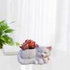 Ankexin for Cat Gypsum Flower Pot Silicone Resin Mold Epoxy Resin Casting Mold Succulent Vase Cement Mold Candle Holder Wax Mold view 4
