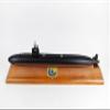 Squadron Nostalgia LLC USS Oklahoma City SSN-723 FLT II Submarine Model, Navy, Mahogany, 20 inch, LA Class view 1