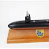 Squadron Nostalgia LLC USS Oklahoma City SSN-723 FLT II Submarine Model, Navy, Mahogany, 20 inch, LA Class view 2