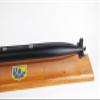 Squadron Nostalgia LLC USS Oklahoma City SSN-723 FLT II Submarine Model, Navy, Mahogany, 20 inch, LA Class view 3
