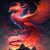 ZKOPAVS Diamond Painting By Number Kit for Adult and Kids Full Drill Rhinestone Embroidery Cross Stitch Kit Home Decor 12X12 Inch Red Phoenix view 1