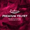 Preboun 4 Rolls Christmas Velvet Ribbon for Gift Wrapping 24 Yards Total Frayed Edge Velvet Silk Ribbon for Christmas Wedding Baby Shower DIY Crafts Decor(Burgundy,1.5 Inch) view 3