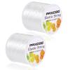 PAXCOO 2 Rolls Elastic String for Bracelets, Stretch Magic Elastic String Bead Cord Jewelry Thread for Bracelet, Necklaces, Clay Beads, Pony Beads (White) view 1