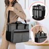 Luxja Craft Bag for Scrapbook Supplies (Fits 12 x 12 inch Scrapbook Album and 15.6 Laptop), Scrapbook Tote Bag with Multiple Pockets (Patent Pending), Gray view 4