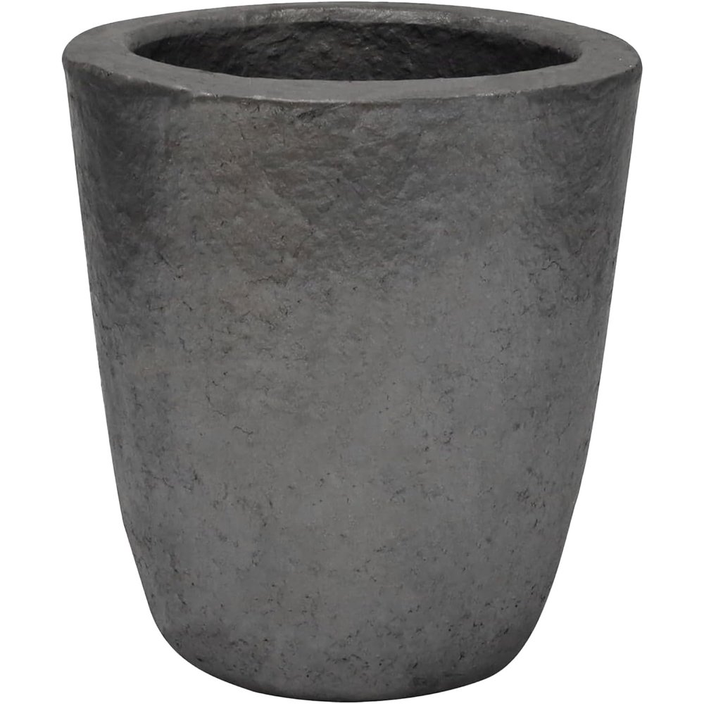 Nelyrho #4-4.5kg Premium Graphite Crucible, Silicon Carbide Clay Crucible Cup for Melting Casting Refining Aluminum, Gold, Silver, Copper, Brass, Withstand High Temperature 1800/3272