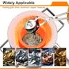 Nelyrho #4-4.5kg Premium Graphite Crucible, Silicon Carbide Clay Crucible Cup for Melting Casting Refining Aluminum, Gold, Silver, Copper, Brass, Withstand High Temperature 1800/3272 view 4