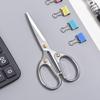 Aesosor 5-inch Small Craft Scissors, Sharp Blades Office Scissors for Desk, Stainless Steel All Purpose Scissors for Office, Home, School, DIY, Sewing, Fabric (Silver) view 4