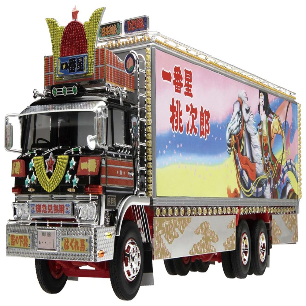 Aoshima Ichibanboshi Otokoippiki Momojirou 1:32 Scale Model Kit