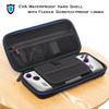 ADVcer Rog Ally Handheld Case, Waterproof EVA Hard Shell Flannel Soft Inner Protective Travel Case with Internal Transformable Game Console Stand, Double Zipper, Carrying Handle for Rog Ally 7" (Blue) view 2