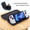 ADVcer Rog Ally Handheld Case, Waterproof EVA Hard Shell Flannel Soft Inner Protective Travel Case with Internal Transformable Game Console Stand, Double Zipper, Carrying Handle for Rog Ally 7" (Blue) view 3