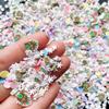 EHOPE Fake Sprinkles Fake Christmas Sprinkles Fake Candy Sprinkles Clay Sprinkles Polymer Sprinkles Polymer Clay Slices for Nail Art DIY Crafts Cake Phone(40g-Christmas House+Cake-42) view 3
