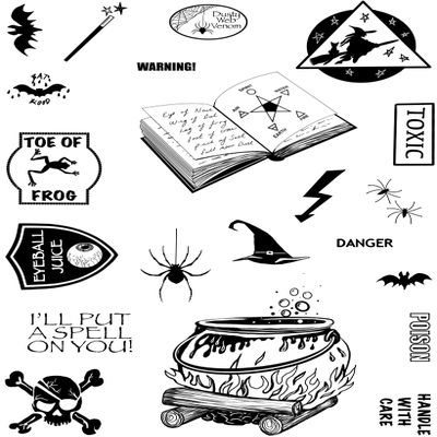 Creative Expressions Stamp Set By Jamie Rodgers-Poisonous Potions