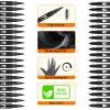GPLMQ Black Drawing Pens, 12 Pack Felt Tip Markers for Adults and Kids, Dual Tip Brush Fineliners Pens for Art Drawing Sketching view 4
