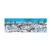 Trademark Fine Art Canvas Wall Art - Bob Fair 'Sunday Afternoon' Wall Art for Living Room, Bedroom, or Office Dcor 24 x 8 Inches view 1