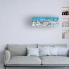 Trademark Fine Art Canvas Wall Art - Bob Fair 'Sunday Afternoon' Wall Art for Living Room, Bedroom, or Office Dcor 24 x 8 Inches view 2