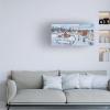 Trademark Fine Art Canvas Wall Art - Bob Fair 'Last Minute Shopping' Wall Art for Living Room, Bedroom, or Office Dcor 47 x 24 Inches view 2