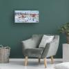 Trademark Fine Art Canvas Wall Art - Bob Fair 'Last Minute Shopping' Wall Art for Living Room, Bedroom, or Office Dcor 47 x 24 Inches view 3