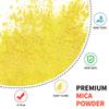 Yipoyilo Mica Powder - 100g Mica Powder for Epoxy Resin - Metallic Color Pigment for Resin, Soap, Bath Bombs, Eye Shadow, Nails, DIY Crafting Projects etc. (Yellow) view 2