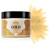 Yipoyilo Mica Powder - 100g Mica Powder for Epoxy Resin - Metallic Color Pigment for Resin, Soap, Bath Bombs, Eye Shadow, Nails, DIY Crafting Projects etc. (Gold) view 1