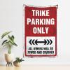 CakJuice Funny Bar Decor Trike Parking Only Tapestry Wall Tapestry Large Wall Tapestry Large (Size : 75X100CM) view 1
