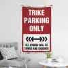 CakJuice Funny Bar Decor Trike Parking Only Tapestry Wall Tapestry Large Wall Tapestry Large (Size : 75X100CM) view 3