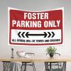 CakJuice Funny Bar Decor Foster Parking Only Tapestry Wall Tapestry Large Wall Tapestry Large (Size : 100X150CM) view 3