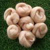 KENTUCKIZ, 45Gr Needle Felting Light Pink Flesh Skin Tones Felting Wool Roving Fibre Wool for 3D Projects DIY Needle Felting - (Color: 45Gr) view 1