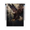 DIY Diamond Painting Kits for Adults, Flying Eagle Round Full Drill 5D DIY Diamond Painting Art Kits for Home Decoration and Room Wall Decor 12x16 inch view 2
