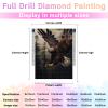 DIY Diamond Painting Kits for Adults, Flying Eagle Round Full Drill 5D DIY Diamond Painting Art Kits for Home Decoration and Room Wall Decor 12x16 inch view 3