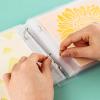 Briartw Cookie Stencil Storage Binder for Storage 6x6 inch Stencils,Die Cuts,DIY Scrapbooking,Clear Stamp,Storage Folder Organizer Include 2 Cover,100 Sleeve,100 Backing Paper and 20 Divider Tabs view 4