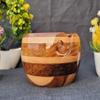 Handmade Rosewood Yarn Storage Bowl for Knitting & Crocheting with Free Crochet Hook | Yarn Bowl for Yarn Winder, Crochet Hook Accessories | Yarn Bowl Wood Large view 1