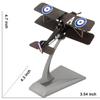 AZIZAT 1/72 SE 5A Fighter Plane Metal Aircraft Model Airplane Model with Display Stand Die-Cast Alloy Model Plane for Collection Festival Gift Ornament view 4