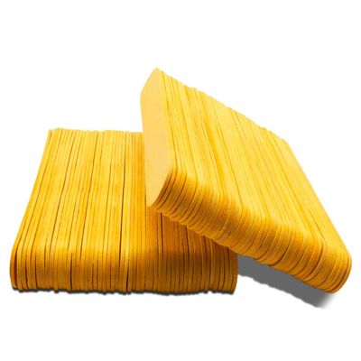 Yellow Jumbo Craft Sticks 6-inch, Pack of 1000 Popsicle Sticks for Crafts, Wax Sticks, & Thanksgiving Tongue Depressors, by Woodpeckers