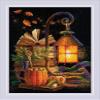 RIOLIS - Cozy Autumn 2146, Halloween Cross Stitch Kits 7" x9, Counted Cross Stitch Kits, Counted Cross Stitch Kits for Beginners & Advanced, Cross Stitching Kits for Adults, Halloween Embroidery Kit view 1