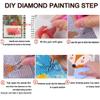 Wenpeef Graffiti Hand Diamond Art for Adults, 40x120cm Large Diamond Painting Kits 5D DIY Full Drill Round Paint by Numbers Gem Art Supplies Pictures for Home Decor Wall Art Gifts 16x48in W-4380 view 4