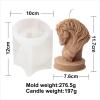 Head Candle Mould Horse Head Statue Silicone Candle Mold DIY Resin Soap Fondant Candy Chocolate Decorating Tool Horse Head Statue Candle Mold Head Silicone Mould DIY Fondant Resin Mould view 3