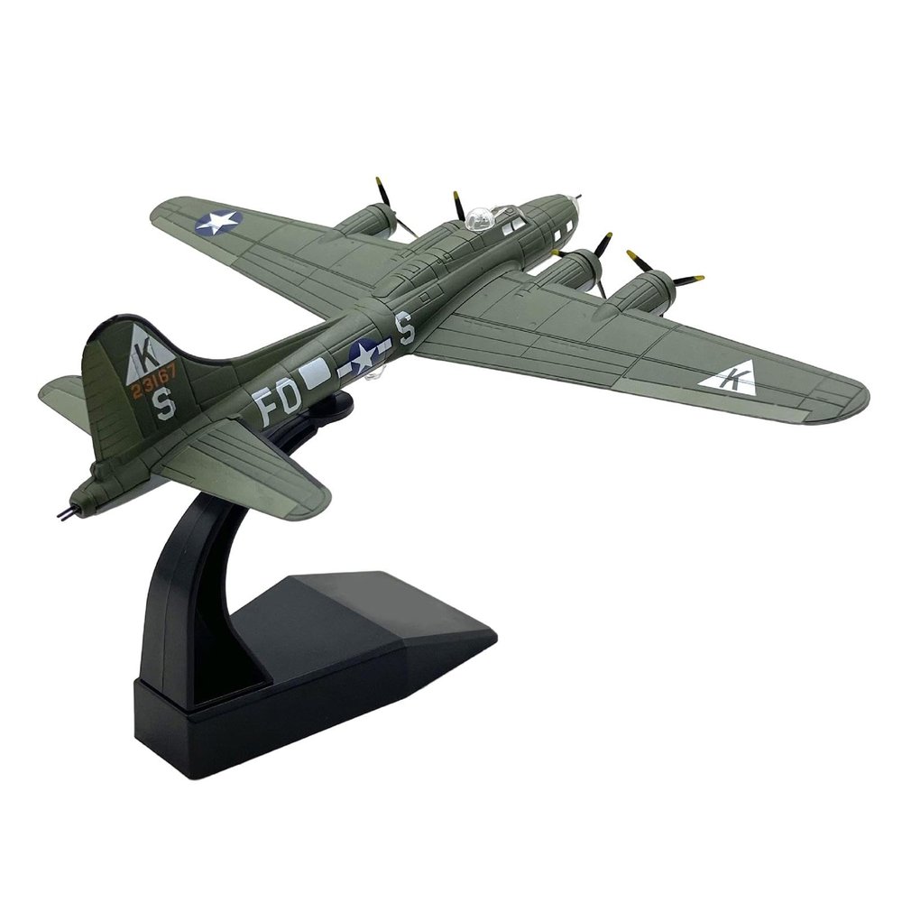 EHJRE 1: 144 Alloy US B 17 Aircraft Model Realistic Decoration Versatile Professional Airplane Collection Gift Bombardment Aircraft Model