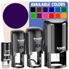Circle Dot Self-Inking Rubber Stamp for Stamping Ink Stamper Crafting Planners - 3/4 Inch Small - Fuchsia Ink view 1