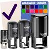Check Mark Symbol Self-Inking Rubber Stamp for Stamping Ink Stamper Crafting Planners - 3/4 Inch Small - Green Ink view 1