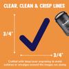 Check Mark Symbol Self-Inking Rubber Stamp for Stamping Ink Stamper Crafting Planners - 3/4 Inch Small - Green Ink view 2