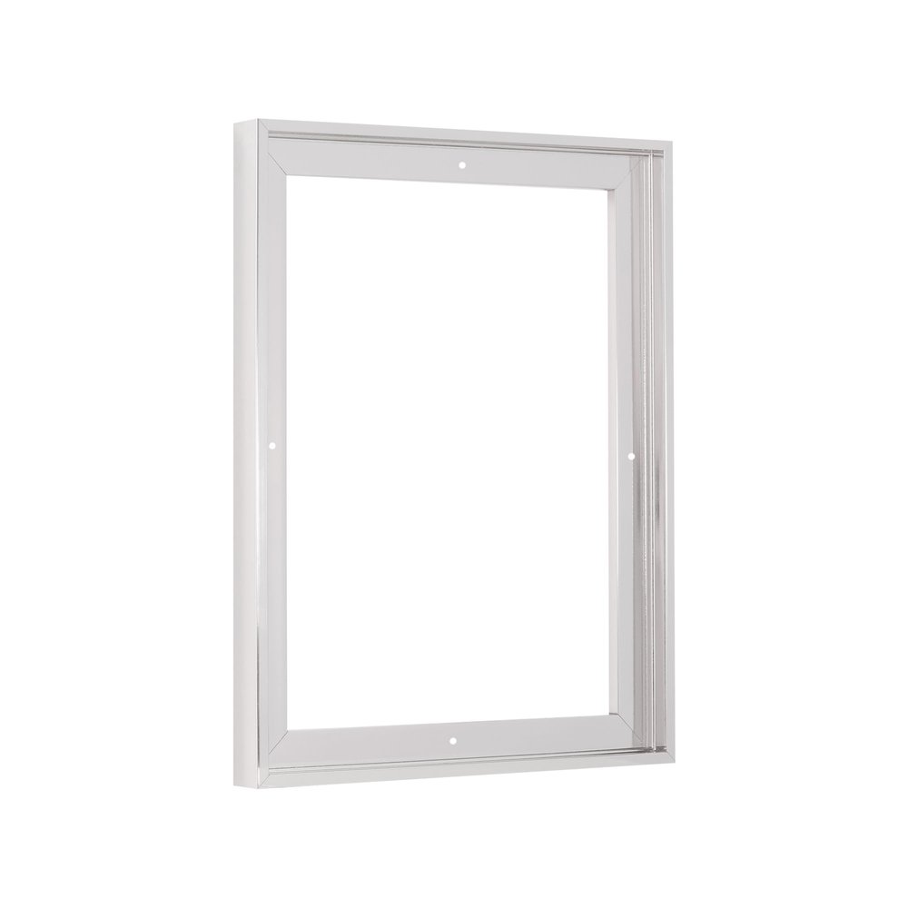 Pixy Canvas Floater Frame 28x32 for 3/4 (0.75) inch Deep Canvas Paintings/Canvas Prints/Wood Canvas Panels/Wall Art/Wall Decor/Home Decor/Artwork (Chrome, 28 x 32 inch, Portrait)