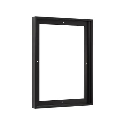 Pixy Canvas Floater Frame 6x12 for 3/4 (0.75) inch Deep Canvas Paintings/Canvas Prints/Wood Canvas Panels/Wall Art/Wall Decor/Home Decor/Artwork (Black, 6 x 12 inch, Portrait)