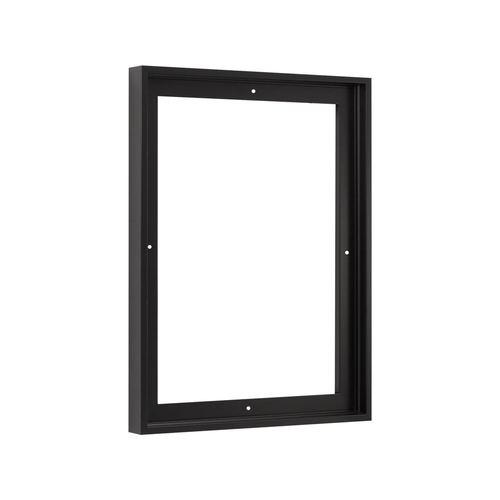 Pixy Canvas Floater Frame 6x12 for 3/4 (0.75) inch Deep Canvas Paintings/Canvas Prints/Wood Canvas Panels/Wall Art/Wall Decor/Home Decor/Artwork (Black, 6 x 12 inch, Portrait)