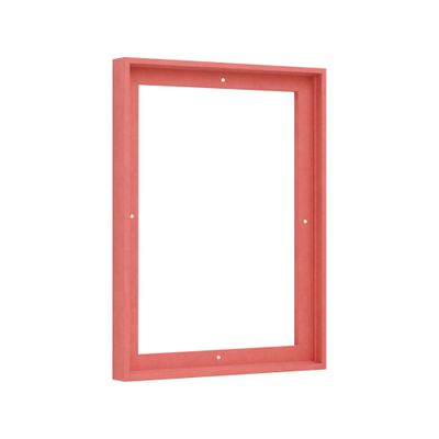 Pixy Canvas Floater Frame 8x24 for 3/4 (0.75) inch Deep Canvas Paintings/Canvas Prints/Wood Canvas Panels/Wall Art/Wall Decor/Home Decor/Artwork (Pastel Red/Pink, 8 x 24 inch, Portrait)
