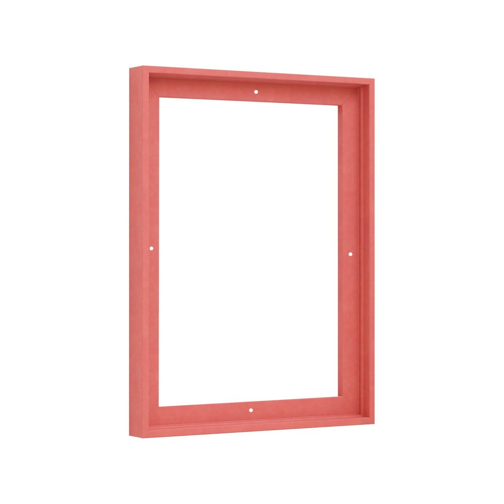 Pixy Canvas Floater Frame 8x24 for 3/4 (0.75) inch Deep Canvas Paintings/Canvas Prints/Wood Canvas Panels/Wall Art/Wall Decor/Home Decor/Artwork (Pastel Red/Pink, 8 x 24 inch, Portrait)
