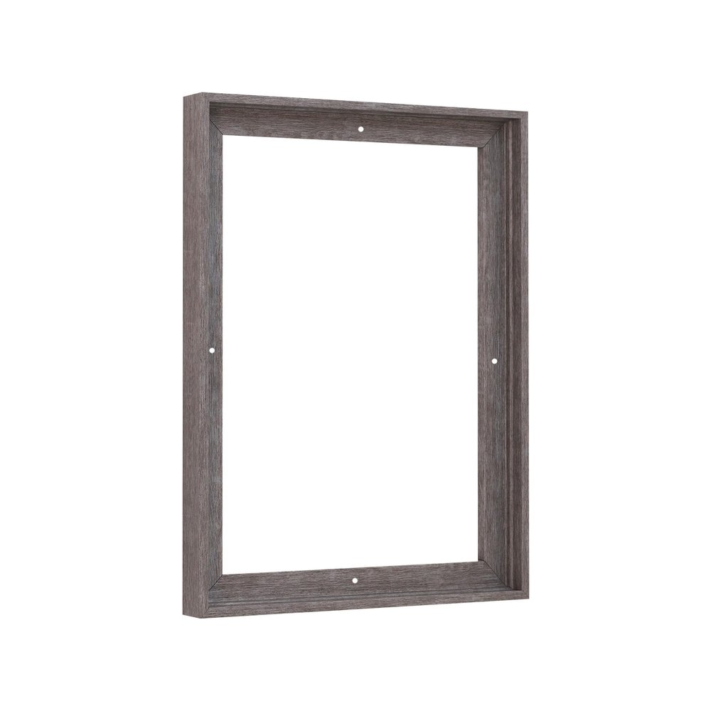 Pixy Canvas Floater Frame 18x36 for 0.75 inch Deep Canvas Paintings/Canvas Prints/Wood Canvas Panels/Wall Art/Wall Decor/Home Decor/Artwork, (Rustic Grey, 18 x 36 inch, Portrait)